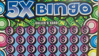 5x bingo 55000 Grand prize  Come scratch with me [upl. by Dlanod687]