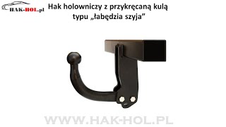 Sztywny Hak Holowniczy z Przykręcaną Kulą typu Swan Neck od HAKHOL  wwwhakholpl [upl. by Mahan]