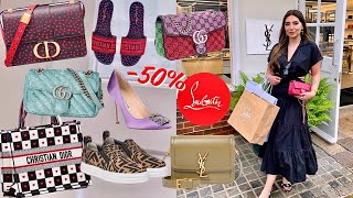 Major Bicester Village Luxury Outlet Shopping Vlog Huge SALE 70 Dior Fendi YSL Gucci Prada [upl. by Naivad351]