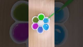 Palette color mixingasmr colormixing satisfying shorts [upl. by Yentiw]