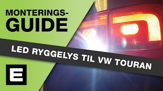 LED ryggelys monteringsguide VW Touran  httpwwwekstralysno [upl. by Maida766]