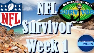 NFL Week 1 Survivor Picks Teams to Take and Teams to Avoid in your Survivor Pools [upl. by Esilana]