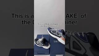 Dior B30 REAL compared to FAKE luxury shoeunboxing dior [upl. by Oeflein]