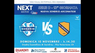 🎥 🔴 Nuova Sondrio Calcio vs GS Arconatese [upl. by Jeniece]