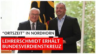 Bundesverdienstkreuz für quotLehrerschmidtquot Kai Schmidt aus Nordhorn  Ortszeit Nordhorn  GNOnline [upl. by Illom429]