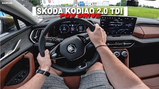 2024 Skoda Kodiaq 20 TDI 142 kW 4x4 DSG  POV Test Drive [upl. by Stasny]