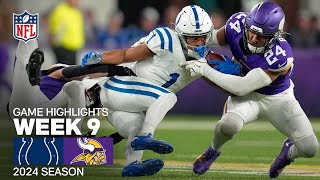 Indianapolis Colts vs Minnesota Vikings Game Highlights  NFL 2024 Season Week 9 [upl. by Beebe868]