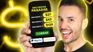 5 Apps de Encuestas para Ganar Dinero 1 paga Más [upl. by Florian47]