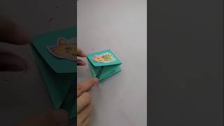 Explosion card tutorial easy paper cardexplosion letter card [upl. by Lleze]