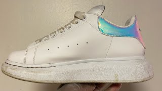 How to clean Alexander McQueen sneakers [upl. by Rawley541]