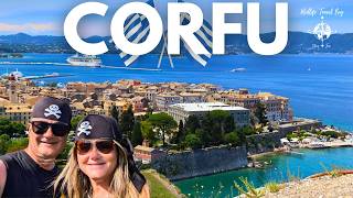 CORFU GREECE 🇬🇷  Fun Times In Corfu Town On This Beautiful Greek Island 🏰 🏴‍☠️ [upl. by Hinda]