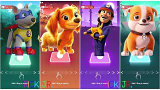 PAW Patrol  Apollo 🆚 Liberty 🆚 Speed Meister 🆚 Rubble 🎶 Tiles Hop EDM Rush [upl. by Tesil220]