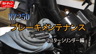 RZ250ブレーキメンテナンス マスターシリンダー編 [upl. by Atilrahc]