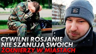 Rosyjscy żołnierze wrócili do domu nikt na nich nie czekał [upl. by Nnylaj781]