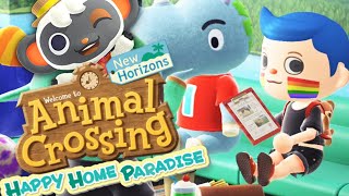 Le restaurant de notre île  🍽️ ANIMAL CROSSING HAPPY HOME PARADISE 14 [upl. by Ecirahc866]