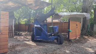 MOFFETT FORKLIFT DELIVERY Tight driveway amp yard MUST SEE [upl. by Aretina614]