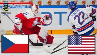 ČESKO VS USA MISTROVSTVÍ SVĚTA V HOKEJI U20 2024 SESTŘIH [upl. by Enileqcaj]