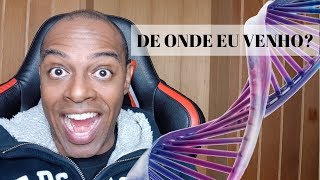 FIZ UM EXAME DE DNA DA FAMILY TREE [upl. by Ayikaz]