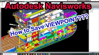 How to save VIEWPOINT in AUTODESK NAVISWORKS  Software Learning [upl. by Jorey]