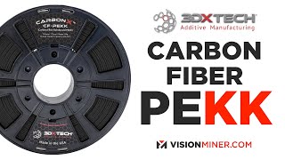 CFPEKK  Carbon Fiber Polyetherketoneketone 3D Printing Filament from 3DXTech [upl. by Larkins40]