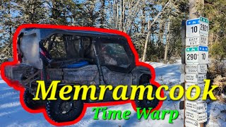 506SXS amp ATV  Memramcook New Brunswick Winter Timelapse UTV ATV SXS [upl. by Eidur]