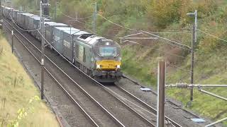 68004 4s44 Daventry  Coatbridge 18th October 2024 [upl. by Tur]