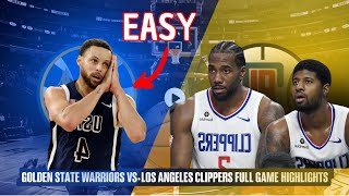 Golden State Warriors vs Los Angeles Clippers Full Game Highlights [upl. by Nylteak47]