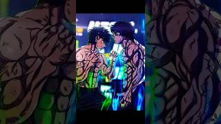 hajime no ippo vs Baki ☠️ thefirstgodfist bakihanma fight onestep shorts anime [upl. by Haelak]