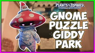 Giddy Park Gnome Puzzle  Plants vs Zombies Battle For Neighborville [upl. by Nnyluqcaj]