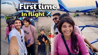 My first flight ✈️  Sapna pura ho Gaya 🥹  dheerajkevlogs vlog [upl. by Josler]