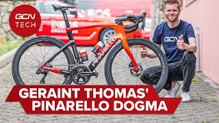 Geraint Thomas Pinarello Dogma F Pro Bike  Tour De France 2024 [upl. by Ahk419]