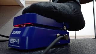 Valeton Mini Wah Surge EP 1 demo with fender telecaster american standard 1988 [upl. by Leugar]