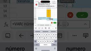 Desviación estándar y varianza en Excel [upl. by Anselme]