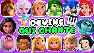 Devine 50 CHANSONS 🎤🎙️🎶  BLIND TEST DISNEY 🌈  Vaiana 2 Elsa Sonic Raiponce Mirabel [upl. by Imuy39]