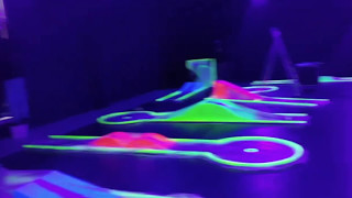 Bald neu in Bielefeld GlowZone 3D Schwarzlicht Minigolf [upl. by Cornish286]