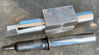 A lathe universal new turning tool making  Amazing working on lathe complete process [upl. by Juan416]