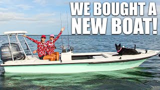 WE GOT A NEW BOAT 2001 18 Hewes Bonefisher Boat Tour [upl. by Lled]