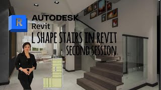 Stair in Revit جلسه چهاردهم ترسیم پله staircase stairs [upl. by Llemrej]