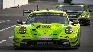 Manthey EMA Testing The Porsche 992 GT3 R   GRELLO  Pure sound And Action DTM 2023 Champions [upl. by Nylrats]