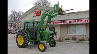 SOLD 1994 John Deere 6400 MidRange Tractor amp 620 Loader [upl. by Aurelie854]