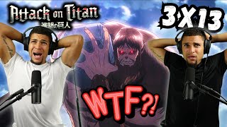 THIS SHOW IS UNREAL  Attack On Titan 3x13 REACTION quotThe Town Where Everything Beganquot [upl. by Franckot896]