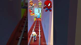 Subway Surfers  Jake VS Tagbot VS Spiderman shorts subwaysurfers gaming spiderman [upl. by Aronek144]