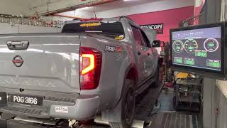 Navara pro4x 2022 dyno [upl. by Bonnee478]