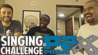 quotThe Singing Challengequot LIVE from PAX Prime 2014 w TheKingNappy ShadyPenguinn amp PKSparkxx [upl. by Yffat]