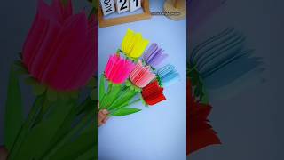 Diy viral paper flower💐 shorts flower trending viral diy papercraft [upl. by Enaz528]