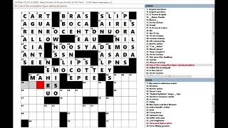 Los Angeles Times LAT Crossword Puzzle 07122024 [upl. by Aivekal908]