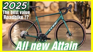 All New Cube Attain C62 SLT 2025  the best value Carbon endurance Roadbike of the decade [upl. by Anavlys]