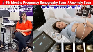 pregnancy Sonography 🤰‼️Anomaly Scan Pregnancy Sonography  5th Month Pregnancy pregnancy doctor [upl. by Sterner]