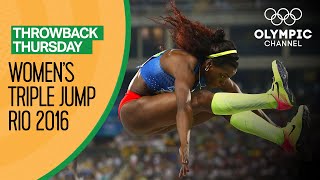 Womens Triple Jump Final at Rio 2016  Throwback Thursday [upl. by Tuneberg]