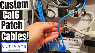 How To Make RJ45 Network Patch Cables  Cat6 and Cat5e and Cat7 [upl. by Armyn]